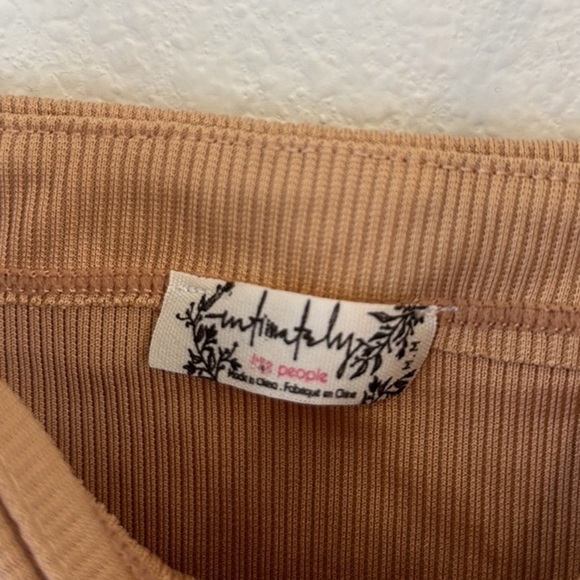 NWT Free People On Your Side Nude Ruched Bodysuit - Picture 12 of 12